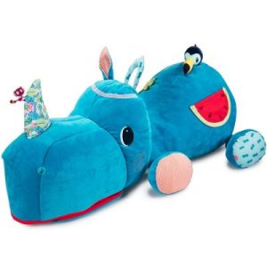 achetez Peluche géante range secrets Marius le rhinocéros (90 cm) Lilliputiens au meilleur prix en promo