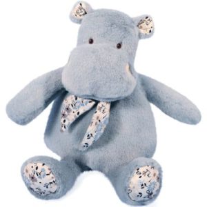 achetez Peluche hippopotame bleu doux Hippo Bandana (22 cm) Histoire d'Ours au meilleur prix en promo