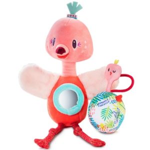 achetez Peluche hochet Anaïs le flamant rose Lilliputiens au meilleur prix en promo