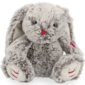 achetez Peluche lapin gris prestige Leo (24 cm) Kaloo au meilleur prix en promo