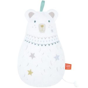 achetez Peluche musicale Dounimaux Ours L'oiseau bateau au meilleur prix en promo