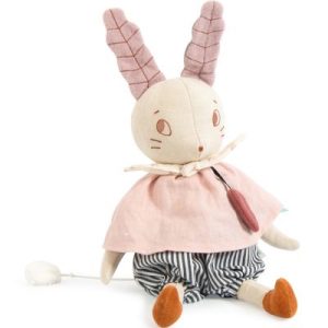 achetez Peluche musicale Lapin Après la pluie (36 cm) Moulin Roty au meilleur prix en promo