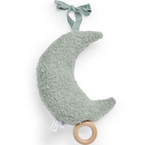 achetez Peluche musicale Moon Ash green vert (20 cm) Jollein au meilleur prix en promo