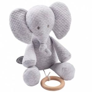 achetez Peluche musicale Tembo l'éléphant (32 cm) Nattou au meilleur prix en promo