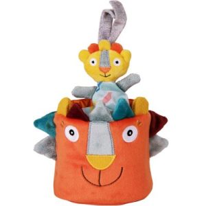 achetez Peluche musicale Woogy le Lion Jungle Boogie (30 cm) Ebulobo au meilleur prix en promo