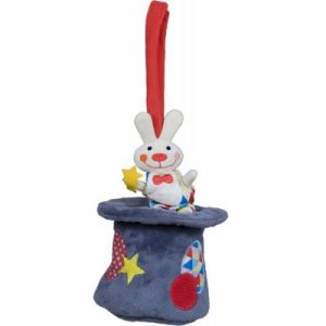 achetez Peluche musicale à suspendre Ernesto le lapin Magic Circus (30 cm) Ebulobo au meilleur prix en promo