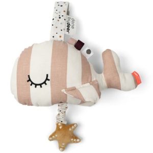 achetez Peluche musicale à suspendre baleine rose Wally Done by Deer au meilleur prix en promo