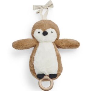 achetez Peluche musicale pingouin caramel (20 cm) Jollein au meilleur prix en promo