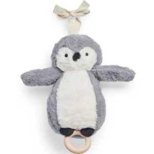 achetez Peluche musicale pingouin storm grey gris (20 cm) Jollein au meilleur prix en promo