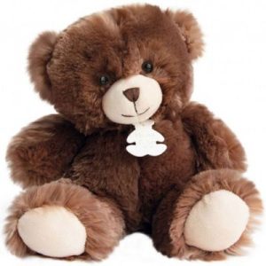 achetez Peluche ours Bellydou marron (30 cm) Histoire d'Ours au meilleur prix en promo
