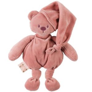 achetez Peluche ours Lapidou vieux rose (36 cm) Nattou au meilleur prix en promo