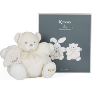 achetez Peluche patapouf ourson crème Perle (25 cm) Kaloo au meilleur prix en promo
