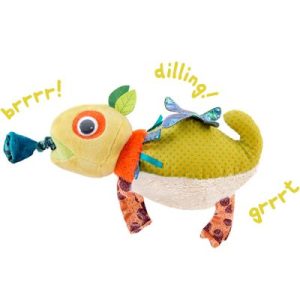 achetez Peluche vibrante caméléon Dans la Jungle Moulin Roty au meilleur prix en promo