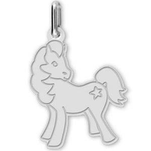 achetez Pendentif Cheval (or blanc 375°) Lucas Lucor au meilleur prix en promo