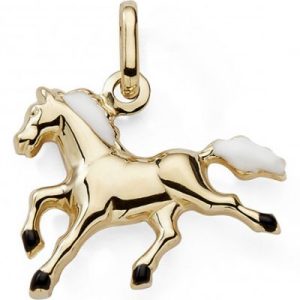 achetez Pendentif Cheval (or jaune 375°) Baby bijoux au meilleur prix en promo