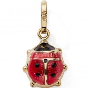 achetez Pendentif Coccinelle laqué (or jaune 750°) Baby bijoux au meilleur prix en promo