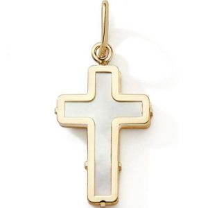 achetez Pendentif Croix nacre 1
