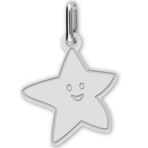 achetez Pendentif Etoile (or blanc 750°) Lucas Lucor au meilleur prix en promo