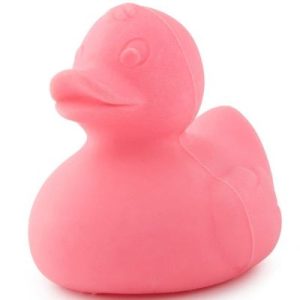 achetez Petit canard latex d'hévéa rose Oli & Carol au meilleur prix en promo