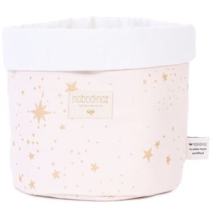 achetez Petit panier de toilette Panda rose Gold stella (15 x 19 cm) Nobodinoz au meilleur prix en promo