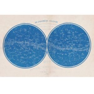 achetez Planche Planisphère céleste 2 (99 x 65 cm) les jolies planches au meilleur prix en promo