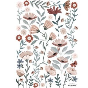 achetez Planche de stickers A3 Ocean flowers Lilipinso au meilleur prix en promo