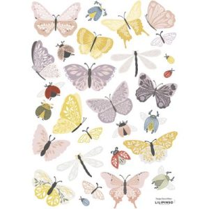achetez Planche de stickers A3 Papillons et insectes Lilipinso au meilleur prix en promo