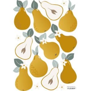 achetez Planche de stickers A3 poires Pears Lilipinso au meilleur prix en promo