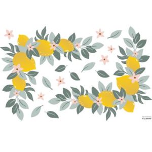 achetez Planche de stickers M Lemons Ornaments (64 x 90 cm) Lilipinso au meilleur prix en promo