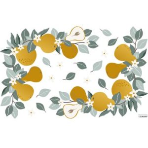 achetez Planche de stickers M Pears Ornaments (64 x 90 cm) Lilipinso au meilleur prix en promo
