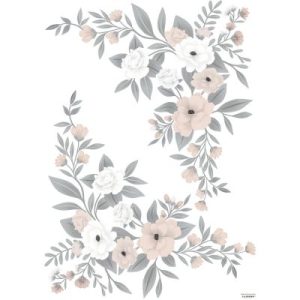 achetez Planche de stickers Ornement de fleurs Grace Lilipinso au meilleur prix en promo