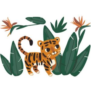 achetez Planche de stickers Petit guépard Jungle night Lilipinso au meilleur prix en promo