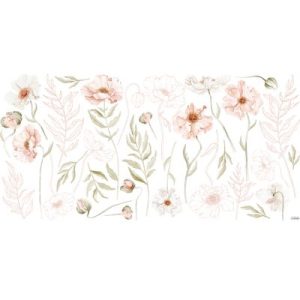achetez Planche de stickers XL Large Dancing Poppies (130 x 34 cm) Lilipinso au meilleur prix en promo
