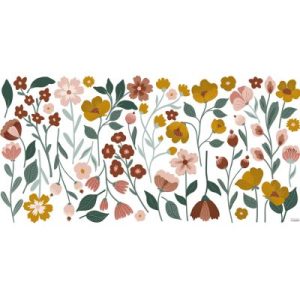achetez Planche de stickers XL Large Pretty Flowers (130 x 34 cm) Lilipinso au meilleur prix en promo