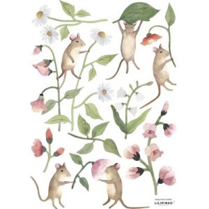achetez Planche de stickersA3 souris Queyran Lilipinso au meilleur prix en promo