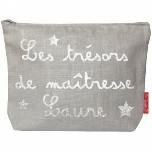achetez Pochette Maîtresse gris clair (personnalisable) Les Griottes au meilleur prix en promo