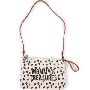 achetez Pochette Mommy Clutch canvas Léopard Childhome au meilleur prix en promo
