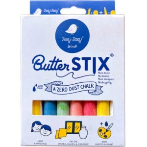 achetez Pochette de 12 craies de couleur Butterstix + porte-craie Jaq Jaq Bird au meilleur prix en promo