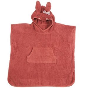 achetez Poncho de bain Lapin rouille Kikadu au meilleur prix en promo