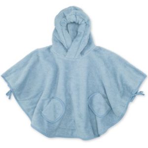 achetez Poncho de bain Terry bleu denim shade (9-36 mois) Bemini au meilleur prix en promo