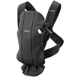 achetez Porte bébé Mini Jersey 3D gris charbon BabyBjörn au meilleur prix en promo