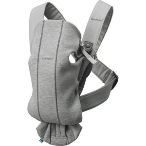 achetez Porte bébé Mini Jersey 3D gris clair BabyBjörn au meilleur prix en promo