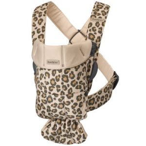 achetez Porte bébé Mini en coton Léopard beige BabyBjörn au meilleur prix en promo