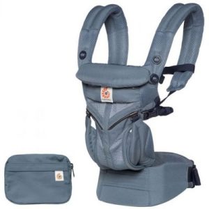 achetez Porte bébé Omni 360 Cool Air Mesh bleu gris Ergobaby au meilleur prix en promo