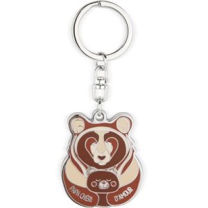 achetez Porte clés Papa chéri d'amour Créa Bisontine au meilleur prix en promo