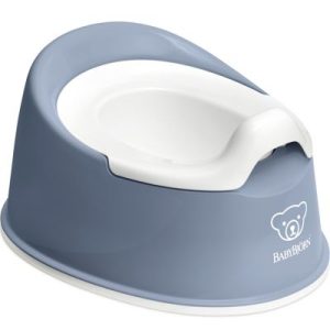 achetez Pot bébé Smart bleu profond et blanc BabyBjörn au meilleur prix en promo