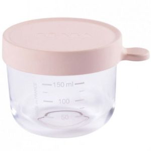 achetez Pot de conservation Portion en verre rose (150 ml) Béaba au meilleur prix en promo