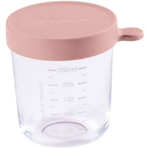 achetez Pot de conservation Portion en verre rose (250 ml) Béaba au meilleur prix en promo