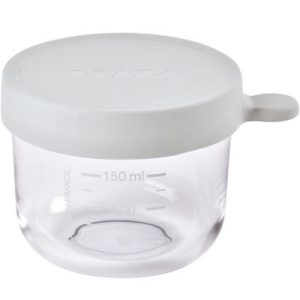 achetez Pot de conservation en verre gris (150 ml) Béaba au meilleur prix en promo