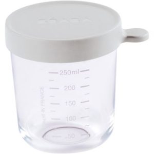 achetez Pot de conservation en verre gris (250 ml) Béaba au meilleur prix en promo